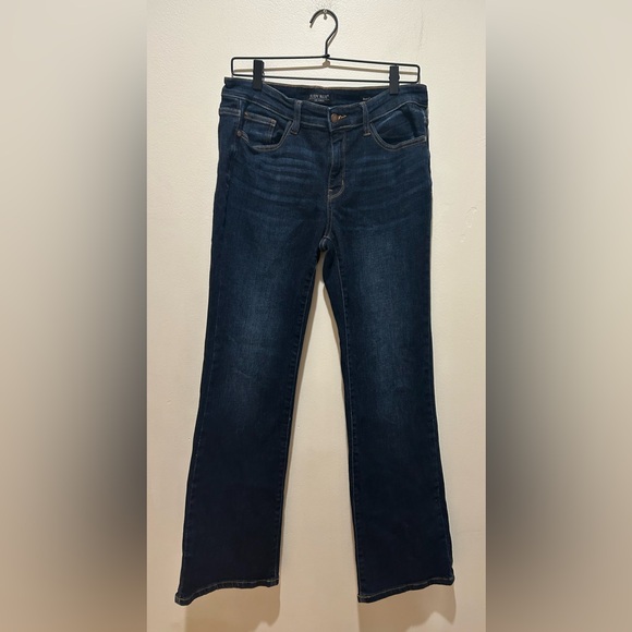 Judy Blue Los Angeles Boot Cut Mid Rise Dark Blue Jeans - Women’s Size 11 / 30 - Picture 1 of 9